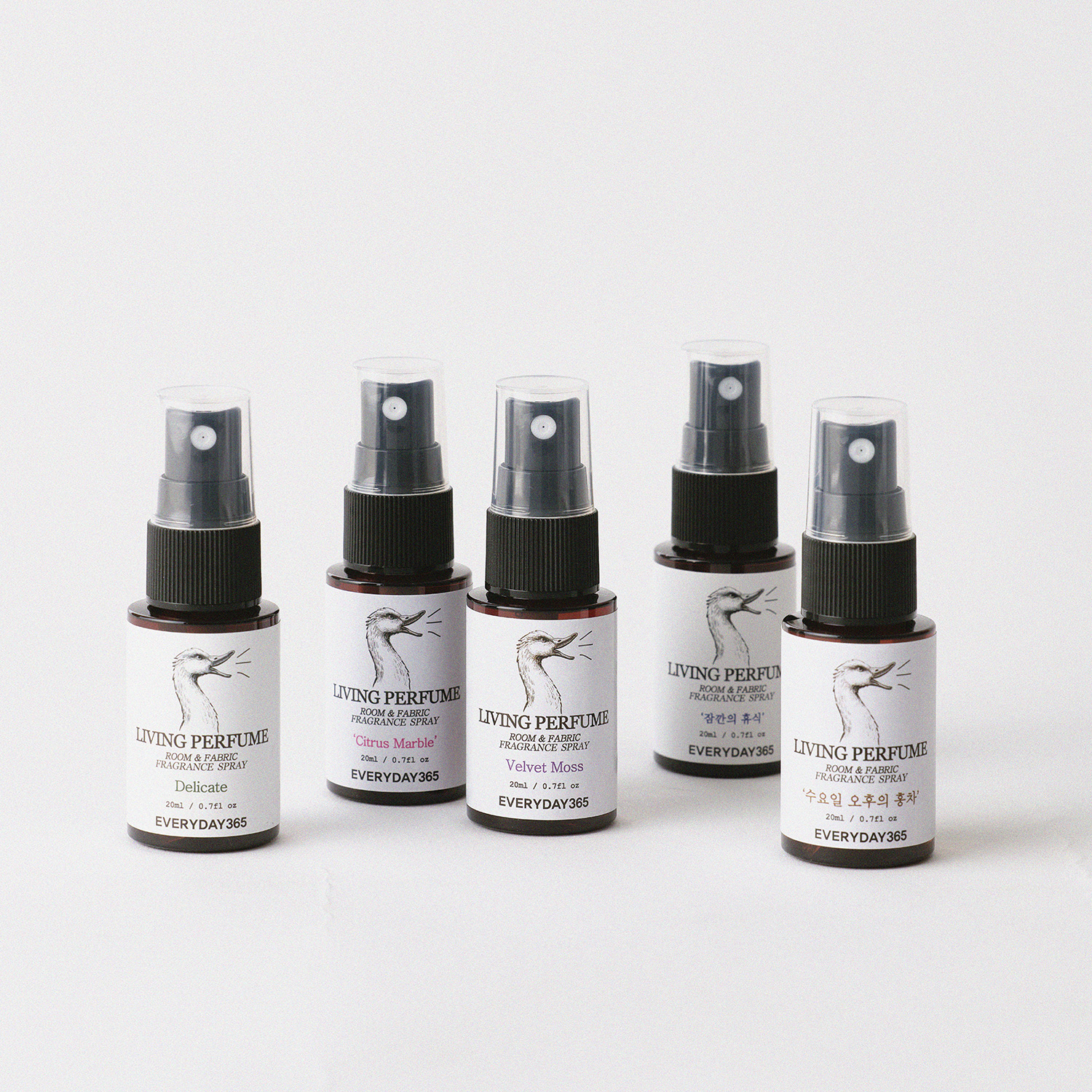 에브리데이365 룸앤패브릭 퍼퓸 20ml 5종 선택 세트